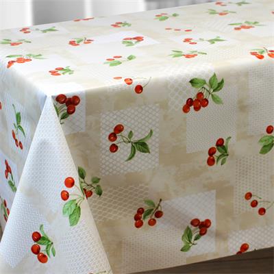 TOILE CIREE EN 140CM CERISE