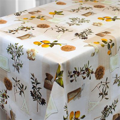 TOILE CIREE EN 140CM PROVENCAL CITRON 8032855095636