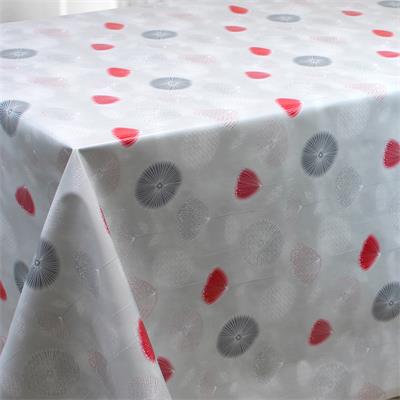 TOILE CIREE GIOIA EN 140CM FLORAL STYLE ROUGE 8032855094158