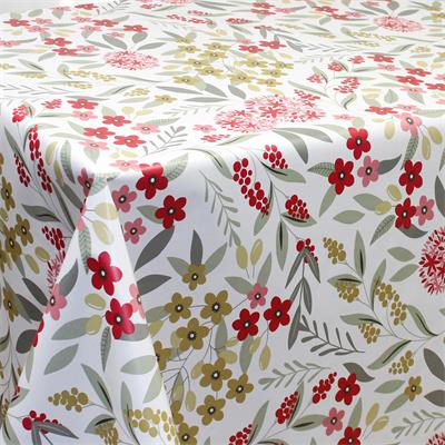 TOILE CIREE GIOIA EN 140CM NEW 2026 PRAIRIE FLORALE BLANC