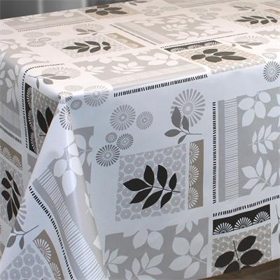 TOILE CIREE GIOIA EN 140CM FLORAL GRIS 8032855103867