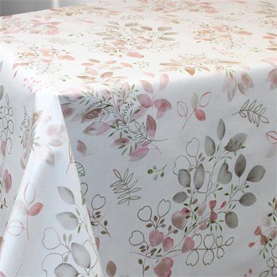 TOILE CIREE GIOIA EN 140CM FEUILLAGE ROSE NEW 2026