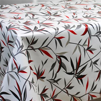 TOILE CIREE GIOIA EN 140CM ROUGE