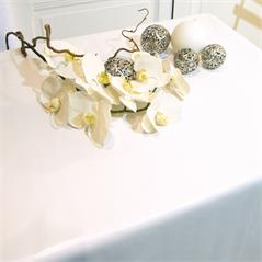 TOILE CIREE LAQUEE EN 140CM BLANC