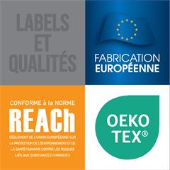 TOILE CIREE SALE ET PEPE EN 140CM