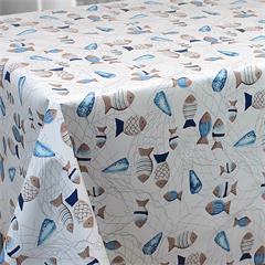 TOILE CIREE EN 140CM POISSON BLEU 8032855094790