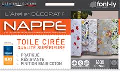 NAPPE RONDE 160CM BIAIS EUROPEENNE