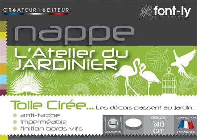 NAPPE JARDIN RONDE 140CM BORD VIF 3469170215145