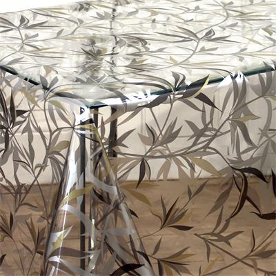 CRISTAL LUX LASER IMPRIME 55/100 EN 140CM STRELIZIA ARGENT