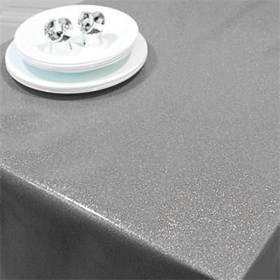 PROTEGE TABLE PAILLETTE ARGENT GUMUS BLANC