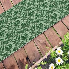 AQUA MAT FEUILLES VERTES