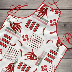 TABLIER DE CUISINE IMPRIME BASQUE EAN